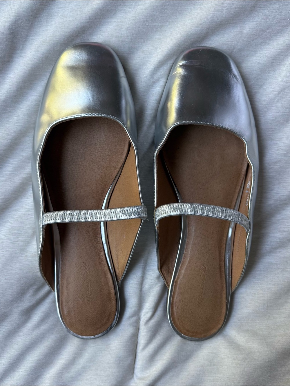 Madewell silver Greta ballet flat